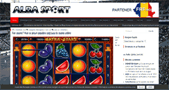 Desktop Screenshot of alba-sport.ro