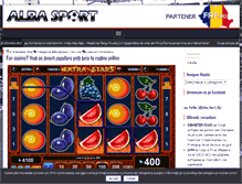 Tablet Screenshot of alba-sport.ro